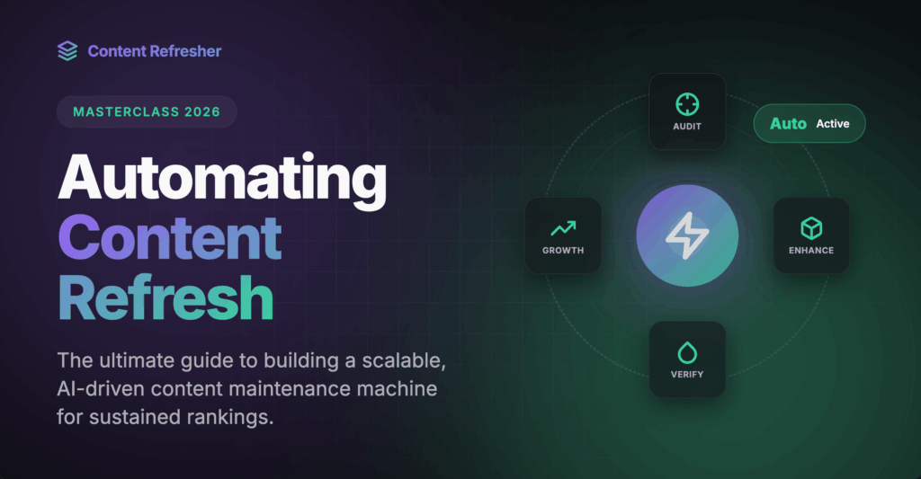 Automating the Content Refresh Process